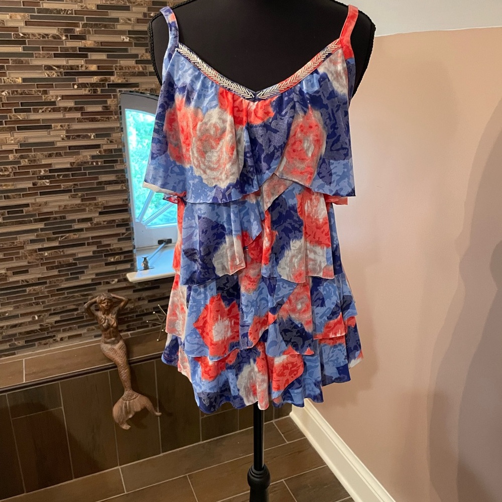 INC International Concepts Floral Romper